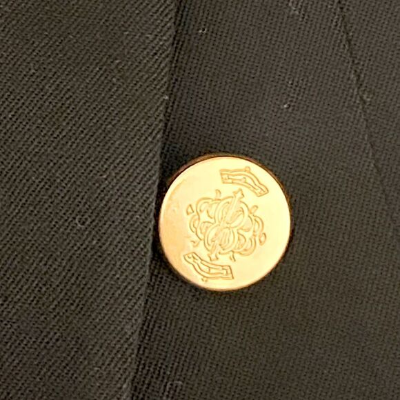 Vintage Augustus - Black Double Breasted Blazer - size 14 - Picture 6 of 8